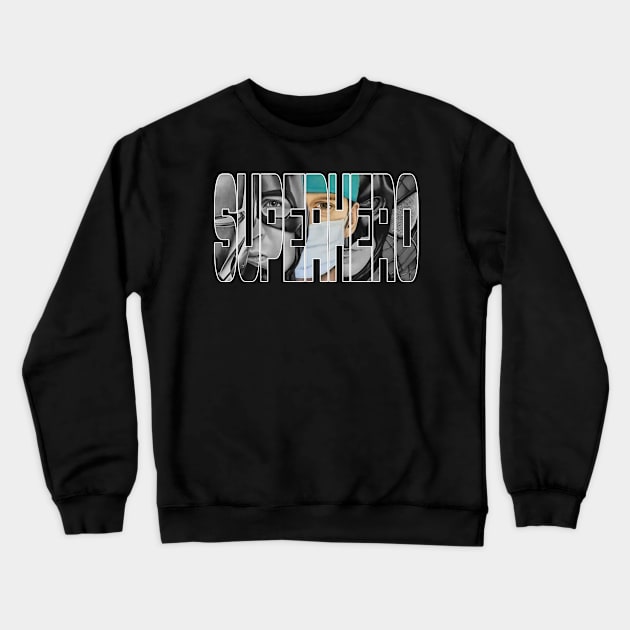 Superheroes Crewneck Sweatshirt by Rebo Boss